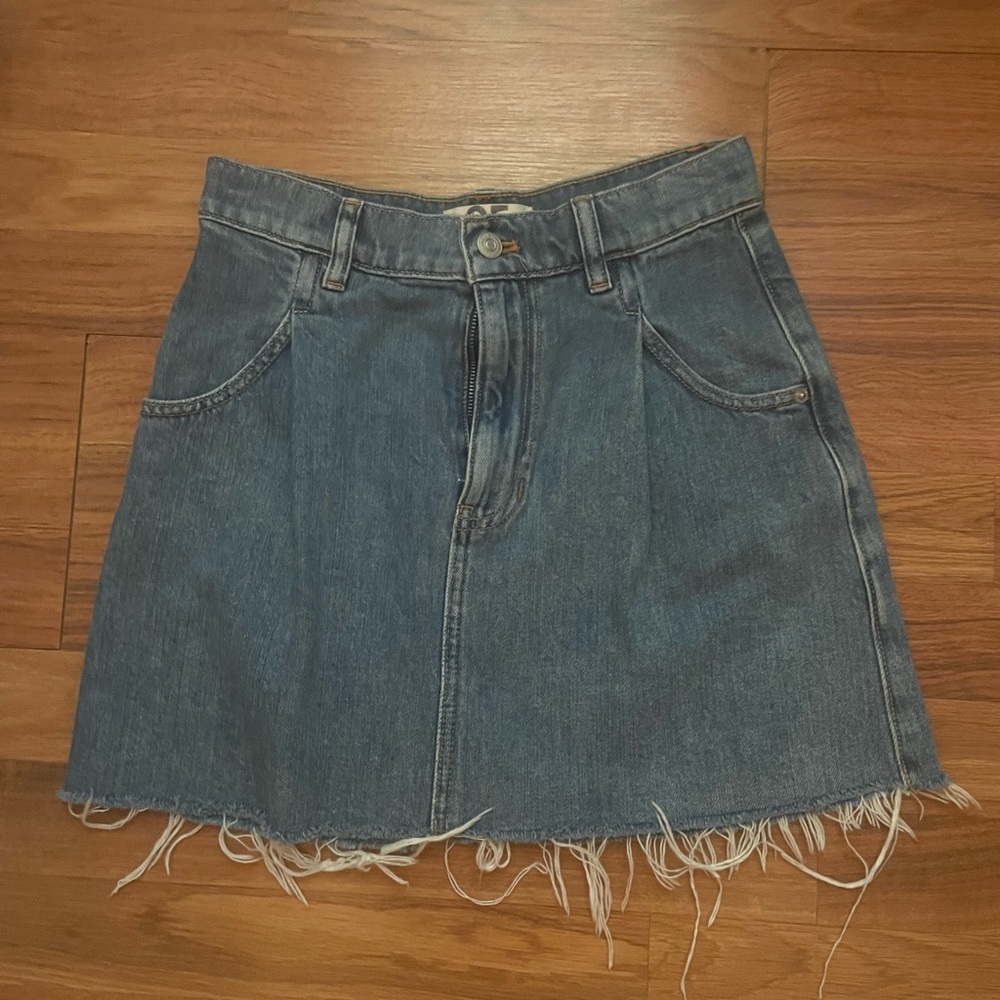 Free People Denim Mini Skirt